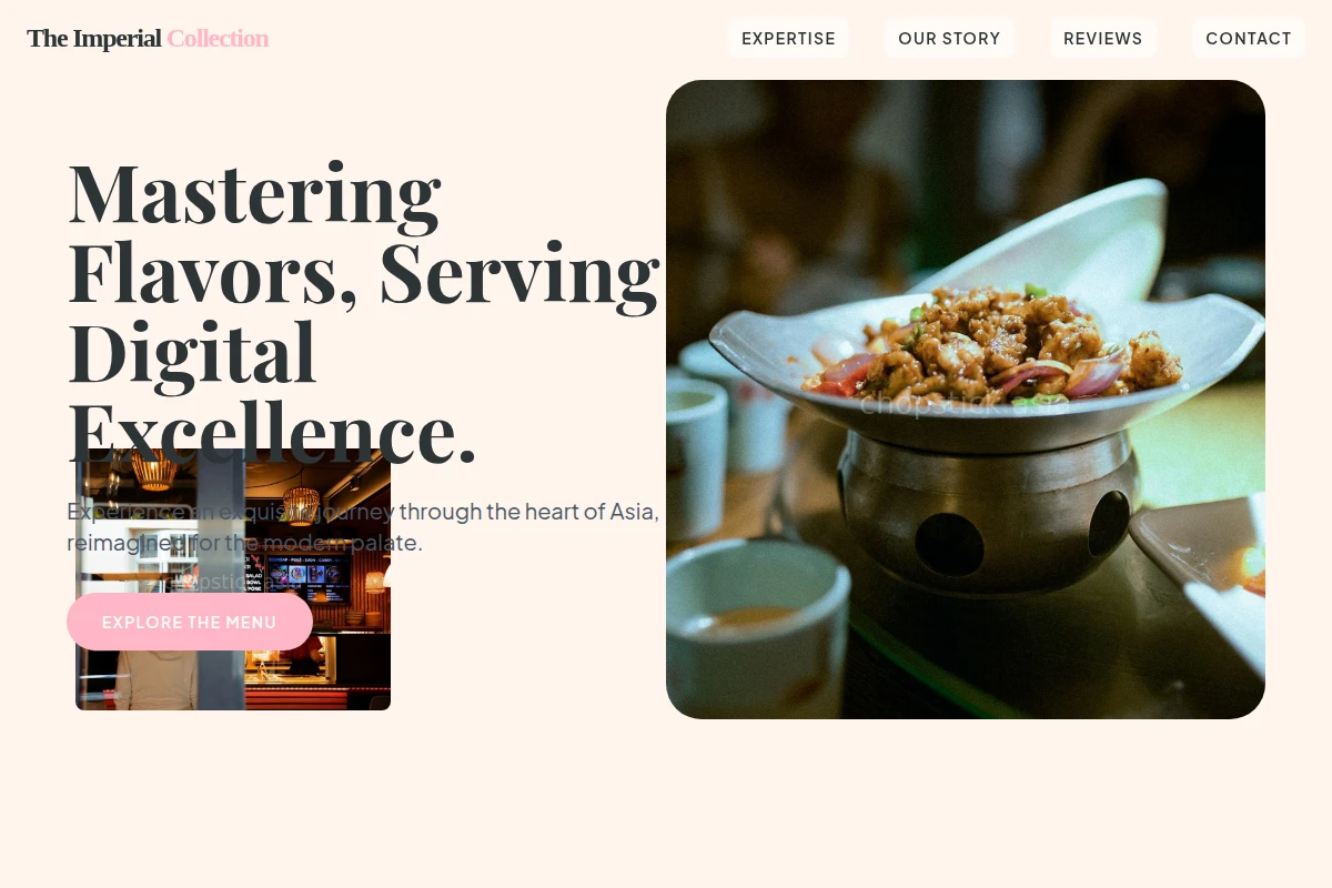 Gourmet Asian Fusion Food