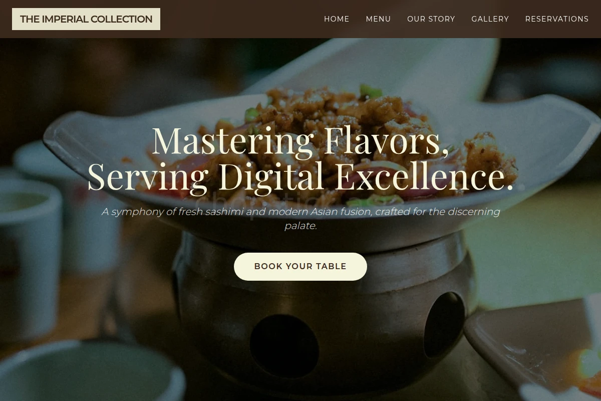 Sashimi Asian Fusion Food