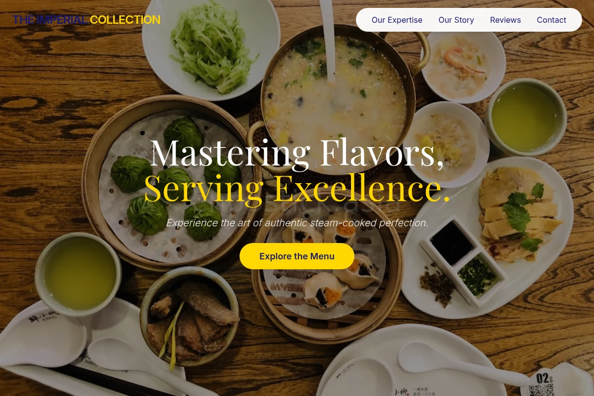 Steam Chinese Food