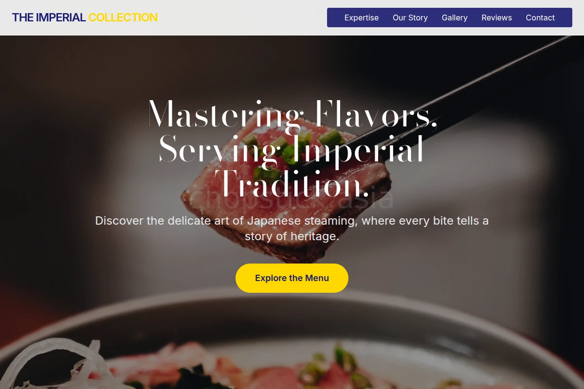 Steam Japanese Food